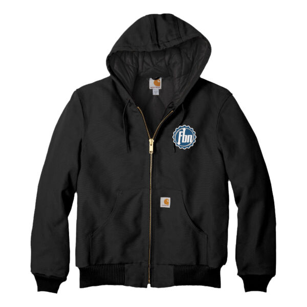 Carhartt® Tall Quilted-Flannel-Lined Duck Active Jac Thumbnail