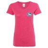 Women’s Glitter V-Neck T-Shirt Thumbnail
